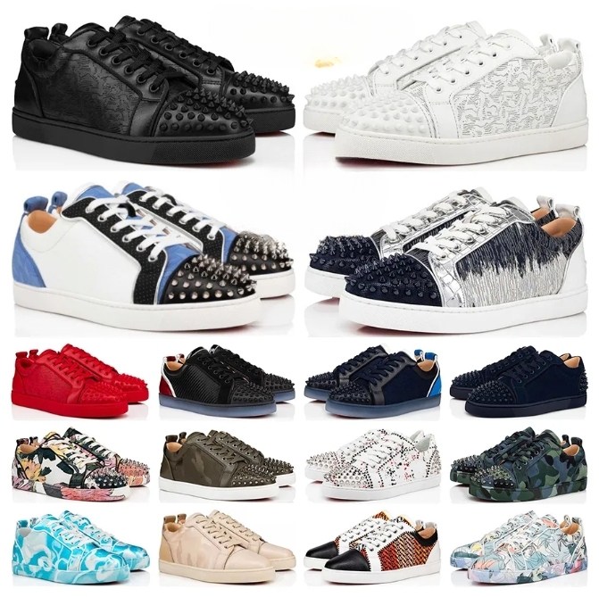 2025 high quality shoes low cut platform sneakers mens womens s designers vintage bottoms loafers fashion spikes party casual trainers