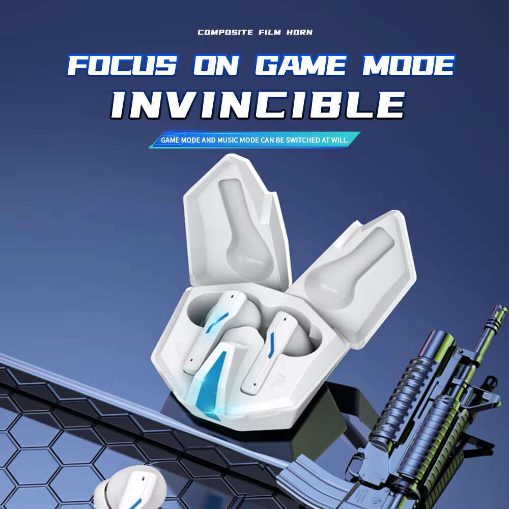 2024 New YW14 Cool Gaming Wireless Earphones Stereo Sound Music In-ear Headset BT5.4 Long Battery Life Headsets