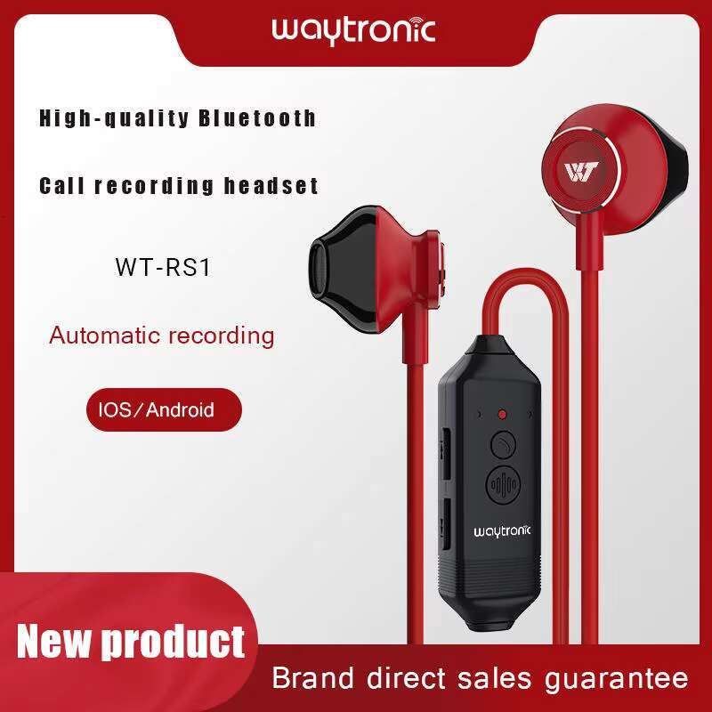 Earphones for Business Meetings, Interviews, Mobile Phone Microphone Call Recording Headphones