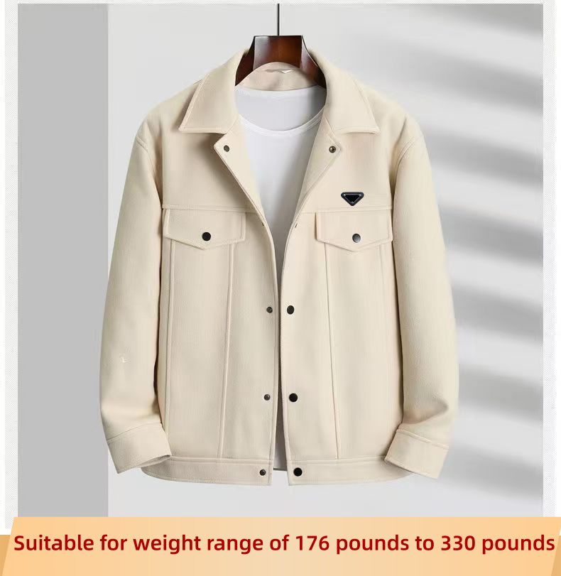 Luxury Men's Jackets jacket designer thin jacket letter inverted jacket Autumn new short workwear jacket mens casual lapel man jacket