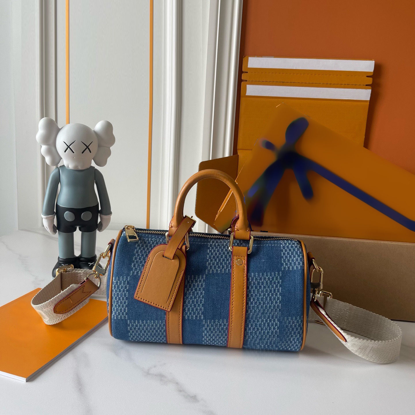 Environment-Conscious Designer Tote Made from Repurposed Materials with Comfortable Straps