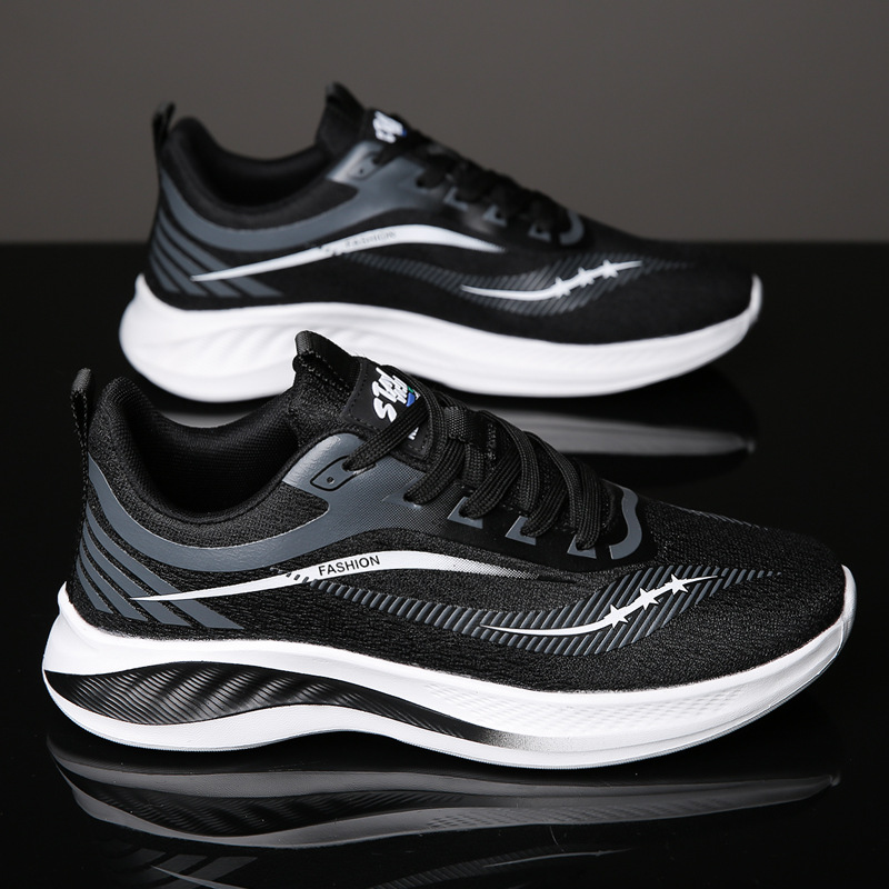 Casual Soft Sole Sports Shoes Men Summer 2025 New Breathable Mesh Fashion Running Shoes Outdoor Training Shoes free shipping