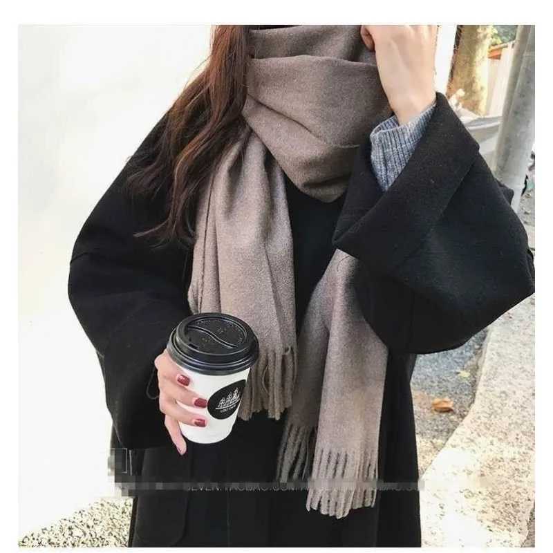 Large Size Womens Autumn and Winter Wool Trench Coat Loose Tweed Coat Cardigan TrendyT251101