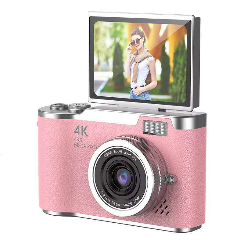 1080P HD CCD Rechargeable with Rotating Screen 2.4inch Compact 8X Kids Digital Camera