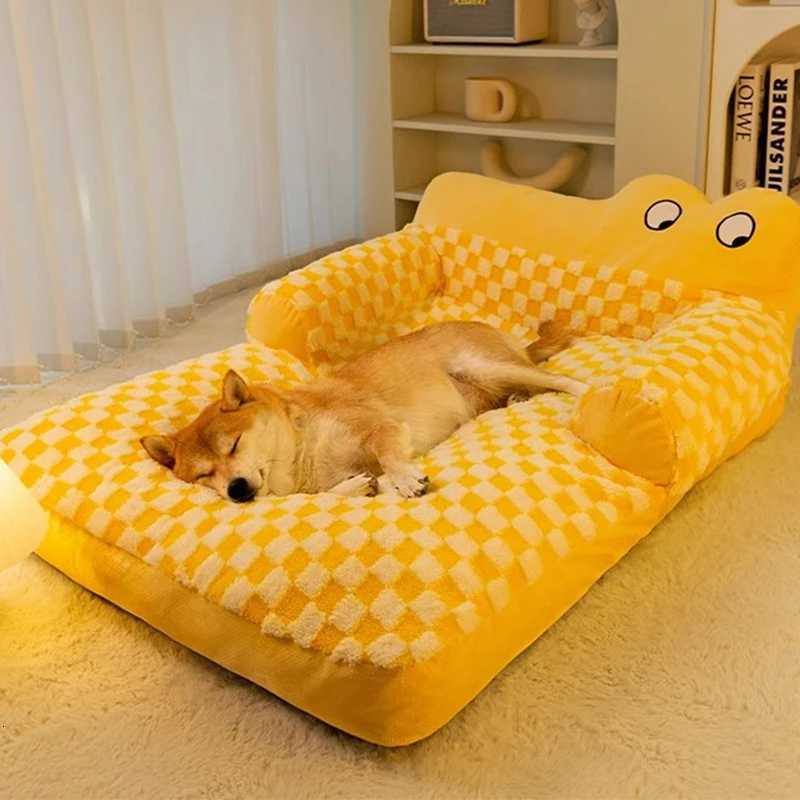 Warm Dog Sofa Bed Winter Pet Dog Cat Bed Sleeping House Kennel Mat Cat Puppy Mattress Pet House Cushion For Small Large Dogs C251101