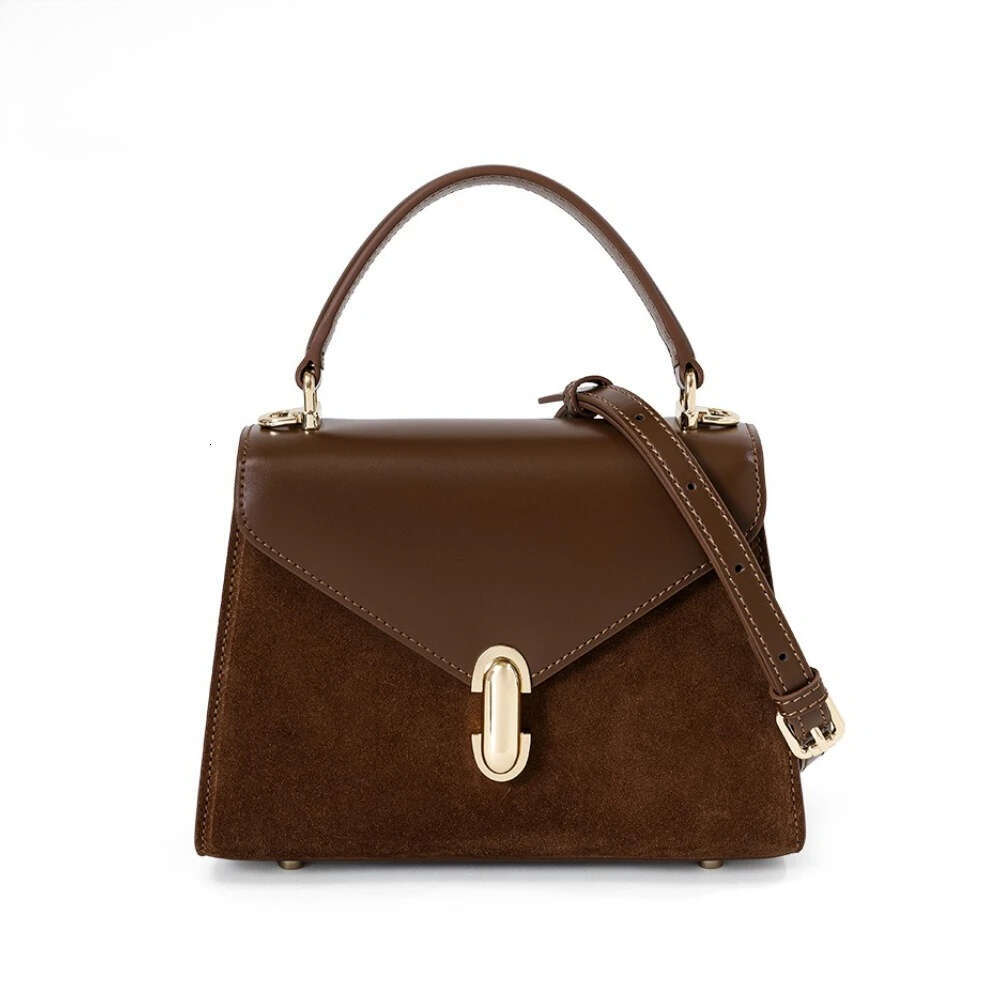 Luxury Bag Designer Designer Woman Handbag Suede Patchwork Leather Mini Shoulder Bag Small Square New In Winter Purse