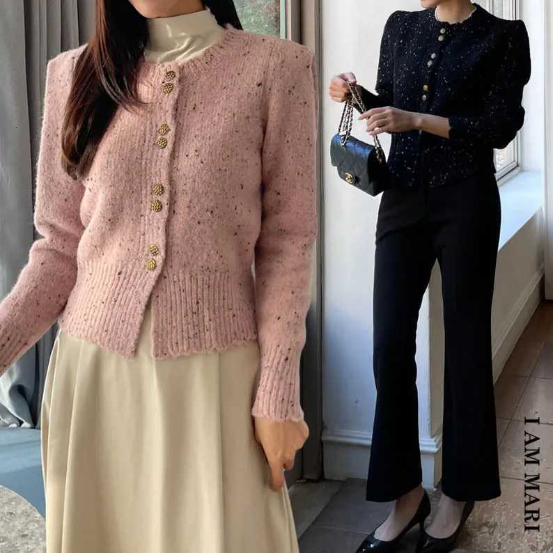 Autumn Winter Women Cardigan Sweater New Korean Fashion Knitted Shirt Single breasted Long Sleeve Casual TopsT251101