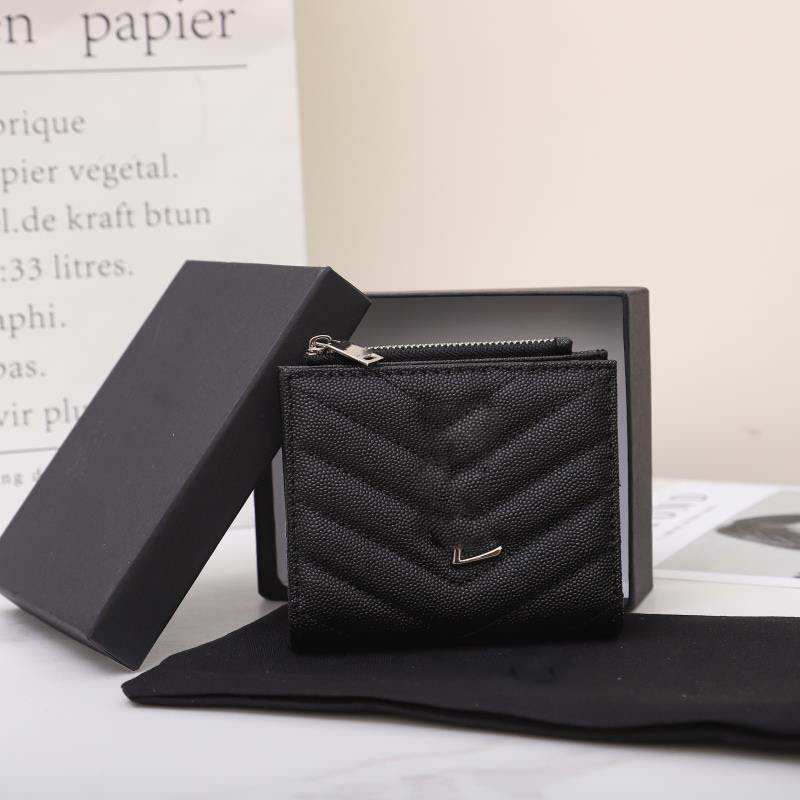 Luxury DESIGNER Bag Women's Wallet Handbag Designer Purses Cards Holder Coin Purse Brand Fashion Small Purse Caviar Flap Clutch Small