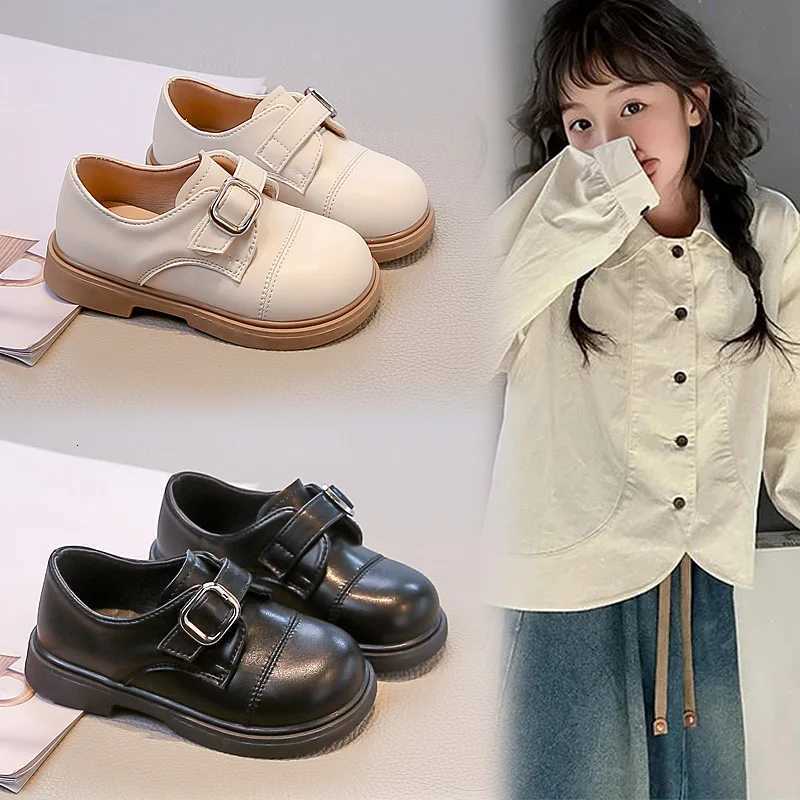 New Childrens PU Leather Shoes Spring Autumn Boys Girls Fashion Casual Mary Jane School Student Loafer Size 2335T251101