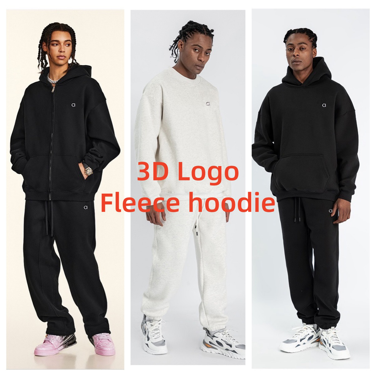 High quality yoga men Hoodie sets 3DLogo women Round Neck sweatshirt sets Sport Laidback Lantern Pants with Drawstring Unisex outdoor sweatshirt workout sets