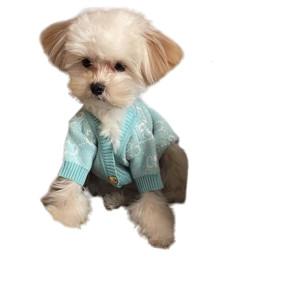 Designer Dog Clothes Pet Sweater Winter Warm Knitted Cold Weather Pets Coats Pullover Pets Clothing 3e2