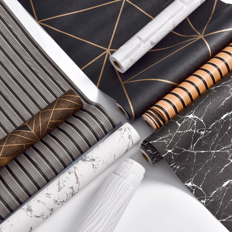 Roll up self-adhesive wall stickers for waterproofing, home bedroom living room wall renovation, wallpaper decoration, background wall wallpaper