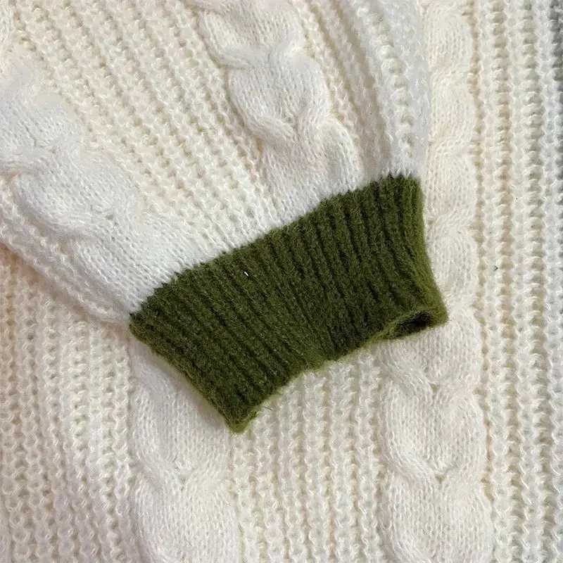 Cardigan Taylor Version Green Vine Embroidered Button Down Cable Knit Sweater Women Fall Winter Vintage OutfitT251101