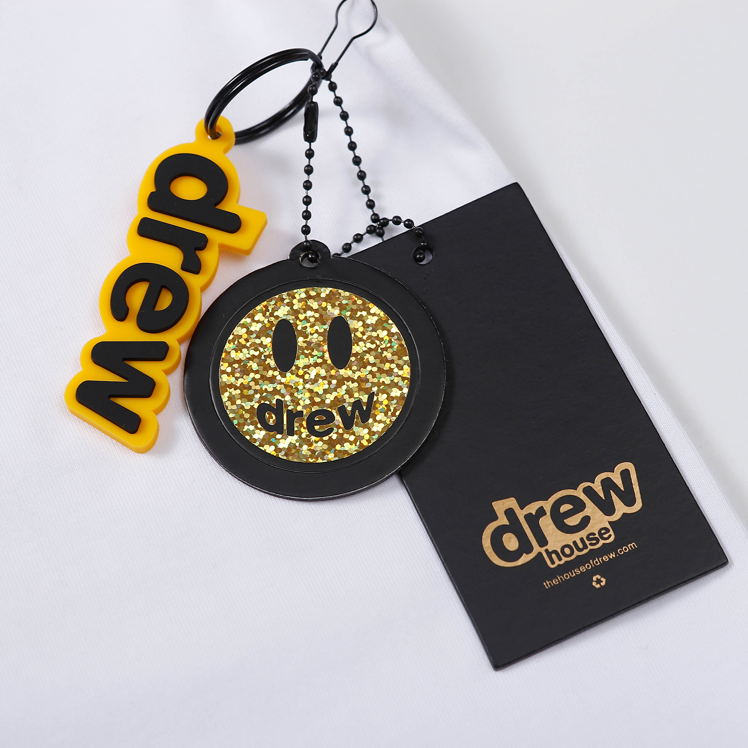 DREW HOUSE Smiling Face Astronaut Tshirt Mens Clothing White T-shirts Drew