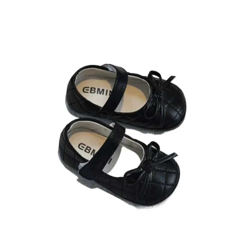Fashion Leather Shoe Versatile Comfort Casual Girl Shoes Simple New Kid Shoe Soft Soled Comfort Sandals Flat Sweet Princess ShoeT251101