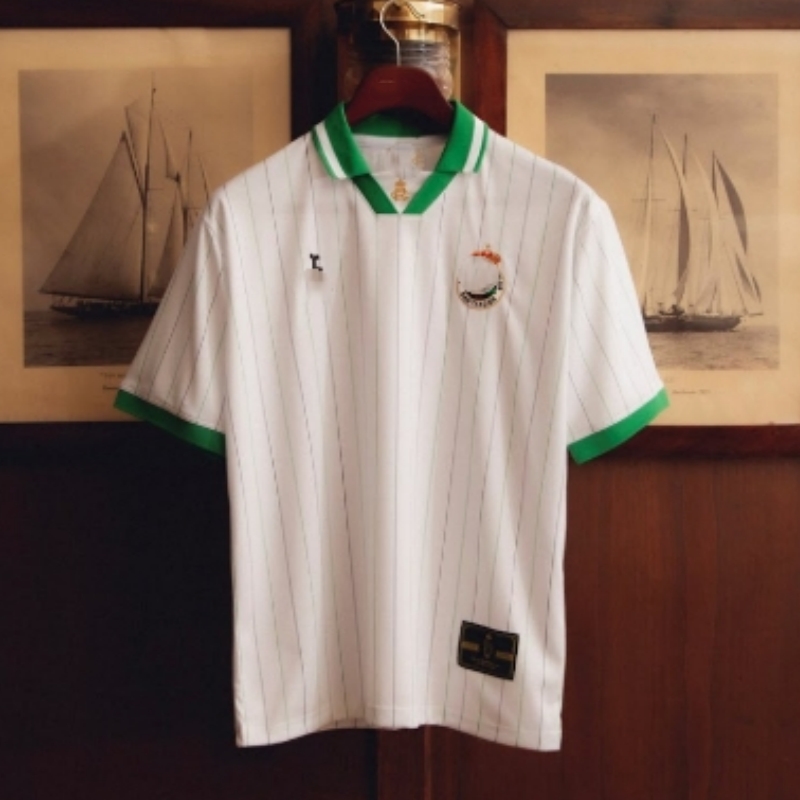 25-26 Real Racing Club de Santander AndrEs MartIn 112th Anniversary jersey Jon Karrikaburu INigo Vicente HOME Juan Carlos Arana Jokin Ezkieta AWAY Unai Vencedor