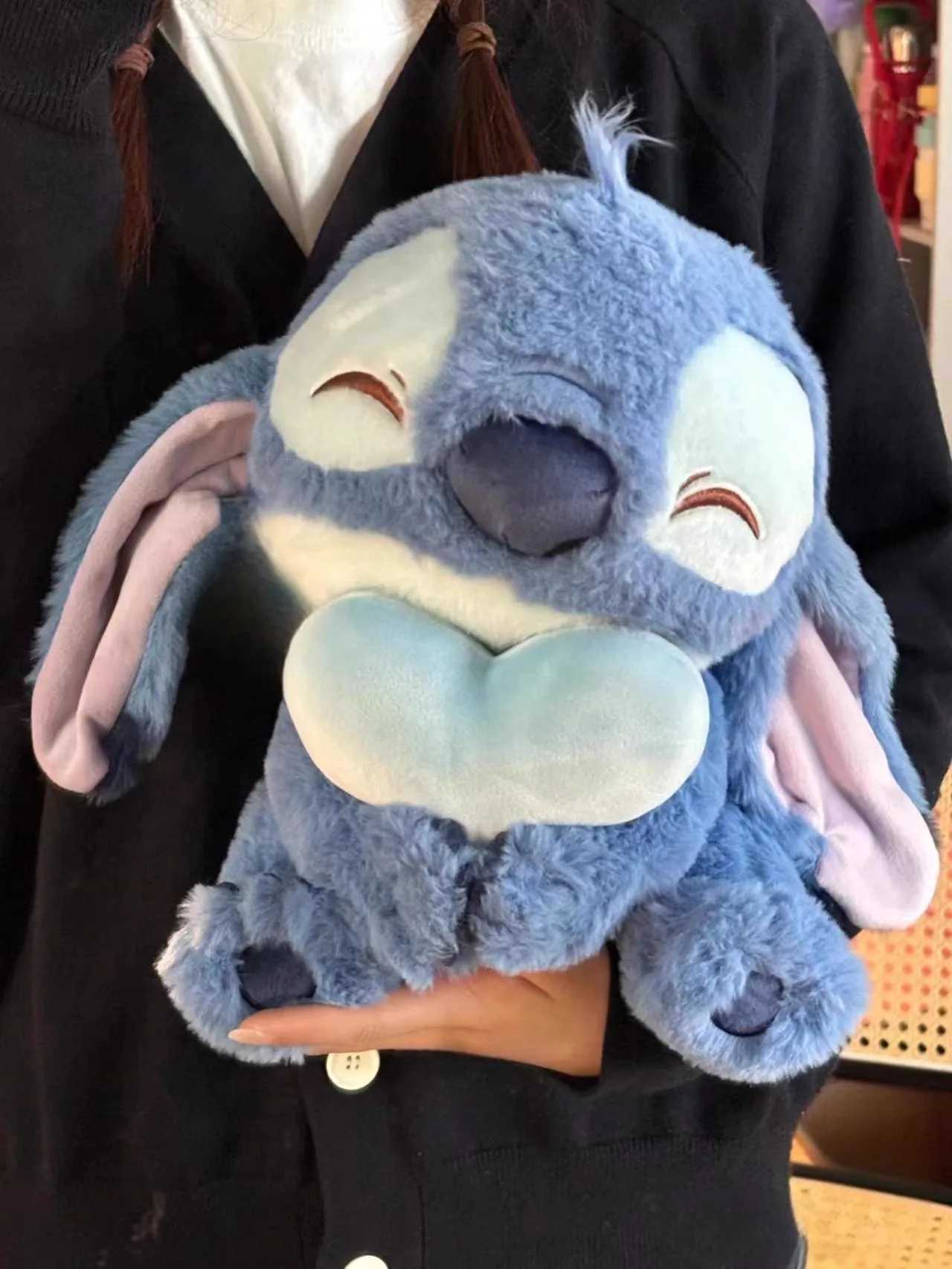 Disney 25-40CM Disney Plush Doll Sewing Lilo Doll Cute Duck Sewing Plush Filling Toy Animation Soft Filling Kawaii Childrens Birthday Gift Y250401