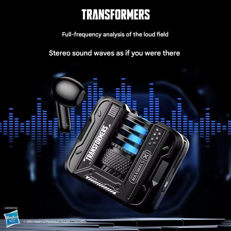 Original Transformers Premium Earbuds Wireless bluetooth Sport Gaming Cool RGB TWS Handsfree Earphone 2025
