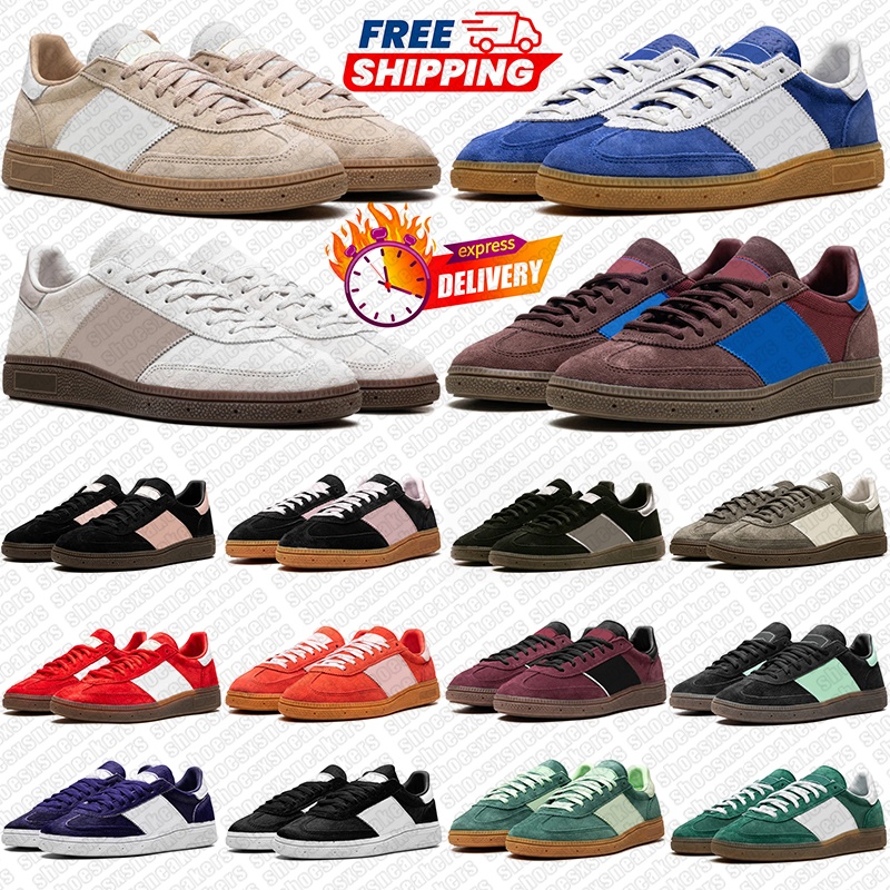 Designer Running shoes Classic Casual Low Shoes sambaaa spezialshoes fashion chaussure for mens womens Brown Red Pink men women Breathable trainers scarpeshoes