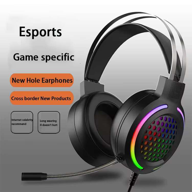 Emperor Leopard H580 Head Mounted Esports 7.1 USB Single Channel Listening and Debating Game Earphones Wholesale