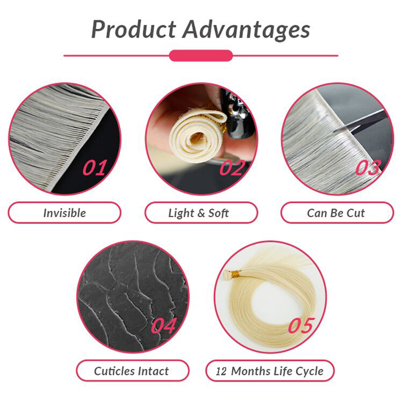 14A High Quality Double Drawn New PU Hair Wefts Human Hair Weave 50g/pcs 100g/pack 200g/lot Remy Hair Bundles Factory Direct Production And Sales