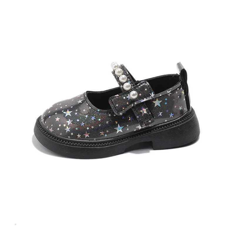 Girls Princess Shoes with Stars Kids Dance Shoes Round Toe for Party 2025 New Fashion Children Flat Shoes Nonslip Sweet CuteT251101