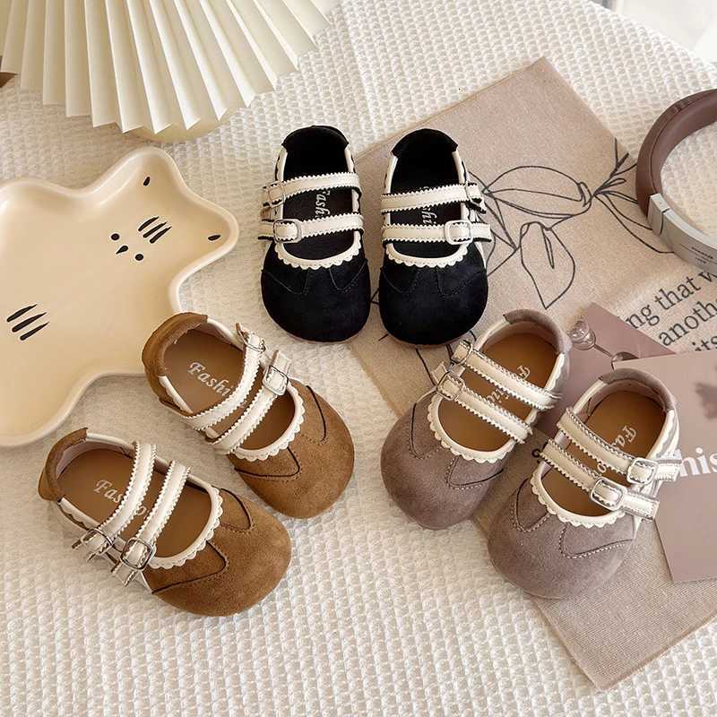 2025 Children Leather Shoes for Girls Spring Autumn New Fashion Korean Style Soft Bottom Antislippery Versatile Princess ShoesT251101