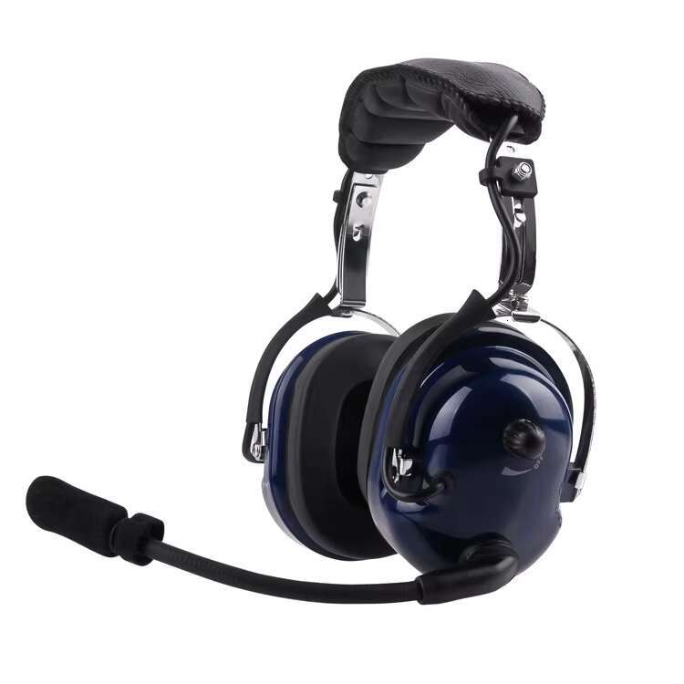 PNR Aircraft Headphones Two Way Radio Speaker Noise Cancelg Aviation Headset with Microphone for Pilot