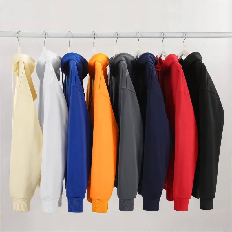 Winter mens and womens veet warm hooded sweatshirt customization company team casual floral sportswear embroidery printing 250327