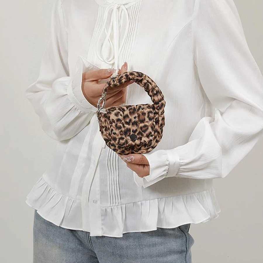 Mini Bag Black Mini Cloud Waist Pack Lightweight Solid Secure Button Closure with Decorative Coin Purse and Headphone BagW251101