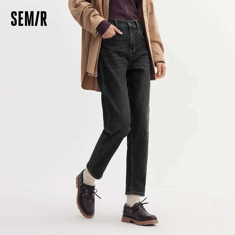 Semir Jeans Women Minimalist Pants Autumn 2025 New Versatile Tapered Trousers J251031