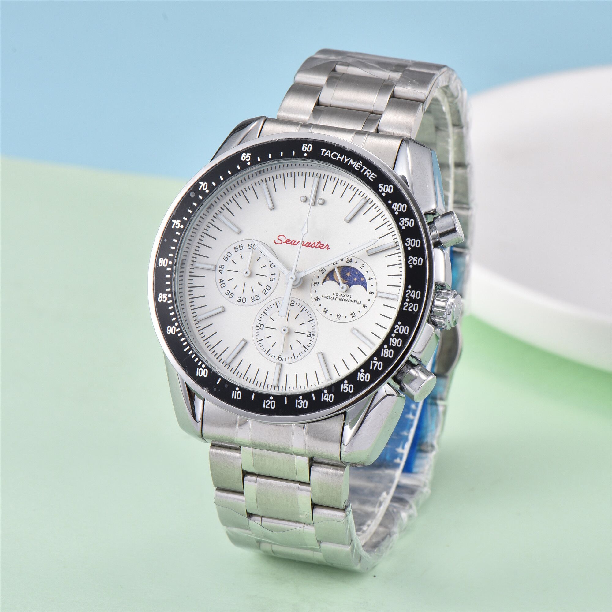 2026 New Master Chronograph Mens Watch Luxury Multi-Function Classic Fashionable Fine Stainless Steel Strap Speed Fully Automatic Quartz Watches Professional