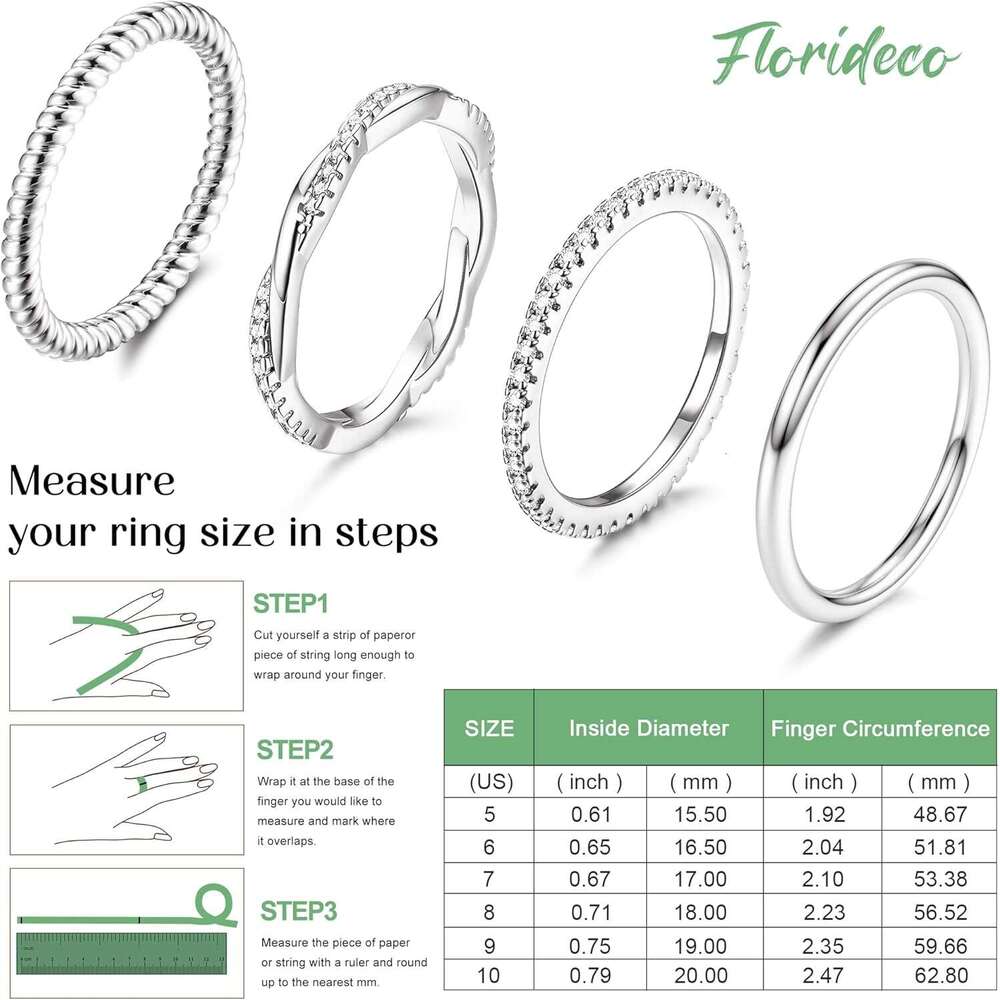 Non Tarnish Dainty 14K Gold Plated Stackable Thin Cubic Zirconia Thumb Ring Set Trendy Statement Promise Wedding Bands Engagement Rings for Women Size