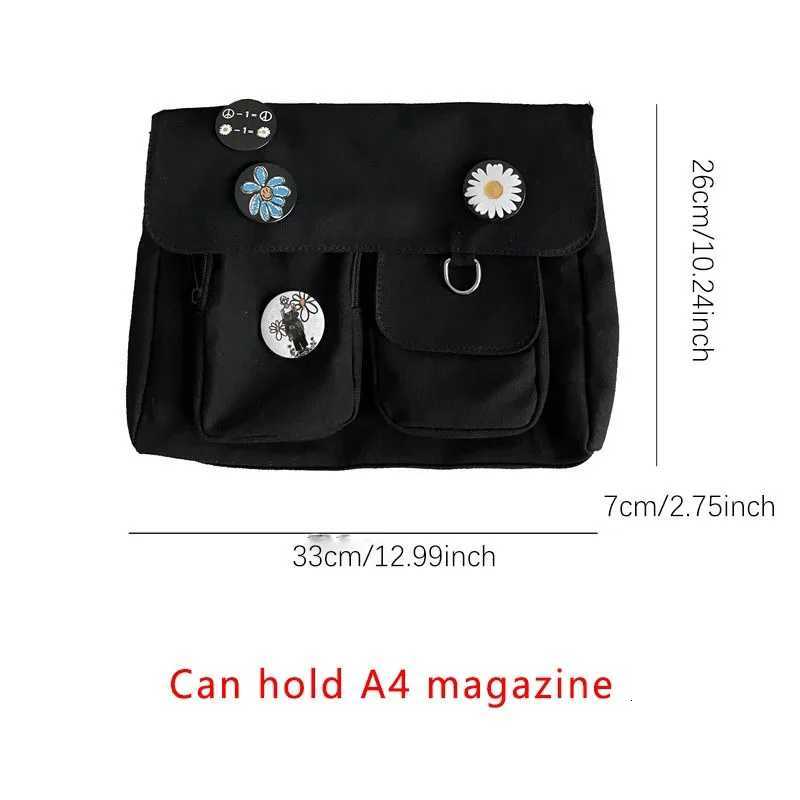 Xierya Women Canvas Messenger Bag Youth Ladies Fashion Shoulder Bag Student Large Capacity Female Crossbody Bags Woman PacketW251101