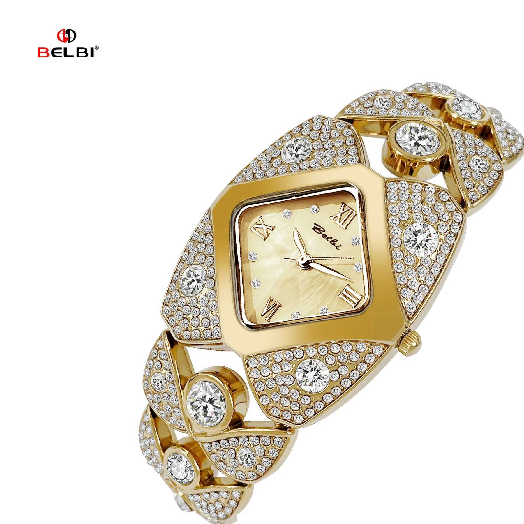 Unique Design Gold Women es 2025 New Luxury Brand Wrist es For Ladies Full Steel Women Quartz WristesW251031