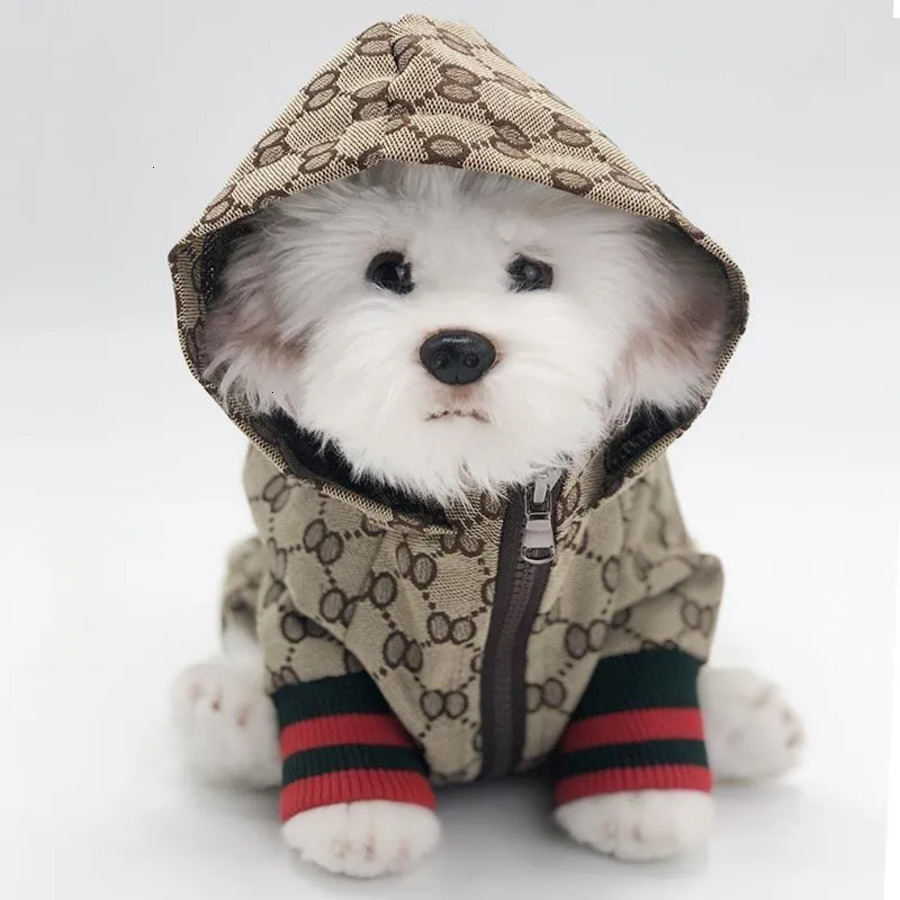 Brand Designer Letters Printed Dog Apparel Cloth Fashion Cowboy Denim Hoodies Cats Dogs Animals Jackets Outdoor Casual Sports Pets Coats Clothes Acces
