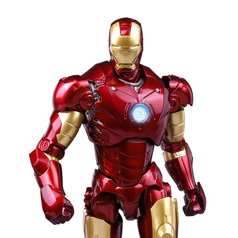 Action Figures Toy Fondjoy The Avengers Marvel Iron Man MK3 Fondjoy Assemble Toy Iron Man Model 15cm ABS Material 1/12 Scale Action Figures Toy Boy Bi