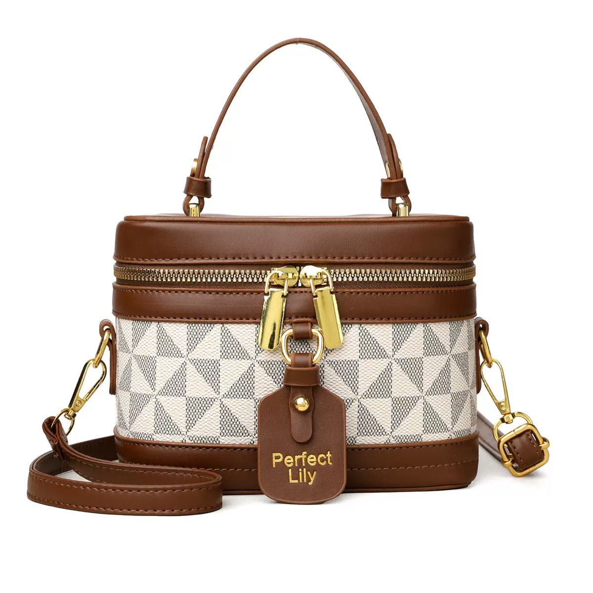 Free shipping cross-border autumn, winter and spring new fashionable Korean-style printed letter single-shoulder crossbody women's hand-held buck