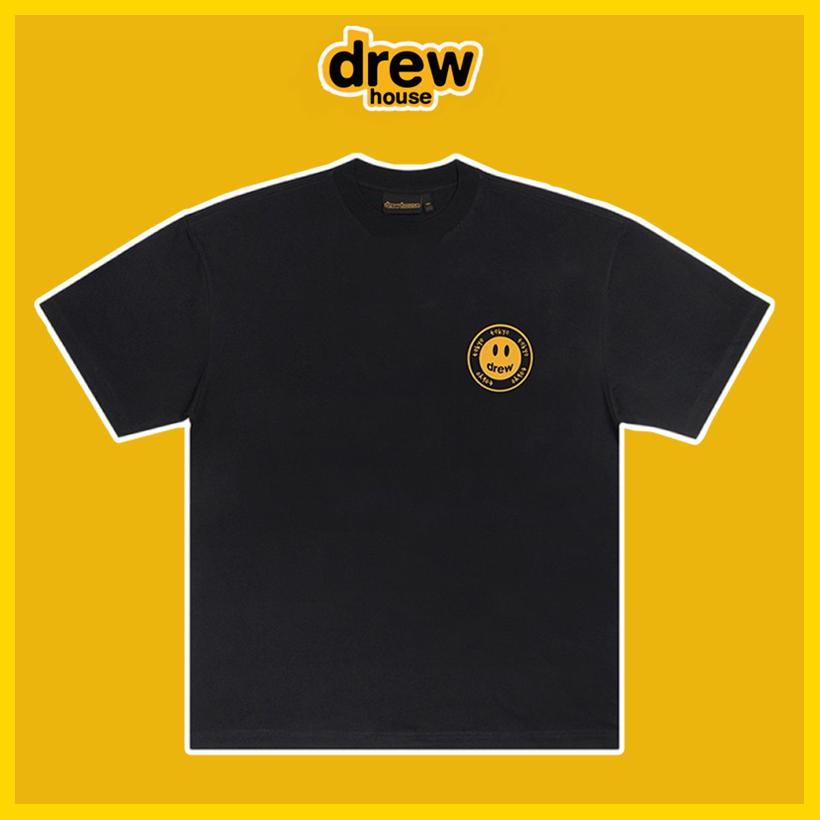DREW HOUSE Smiling Face Limited to Tokyo Japan Tshirt Mens Clothing Black T-shirts Drew