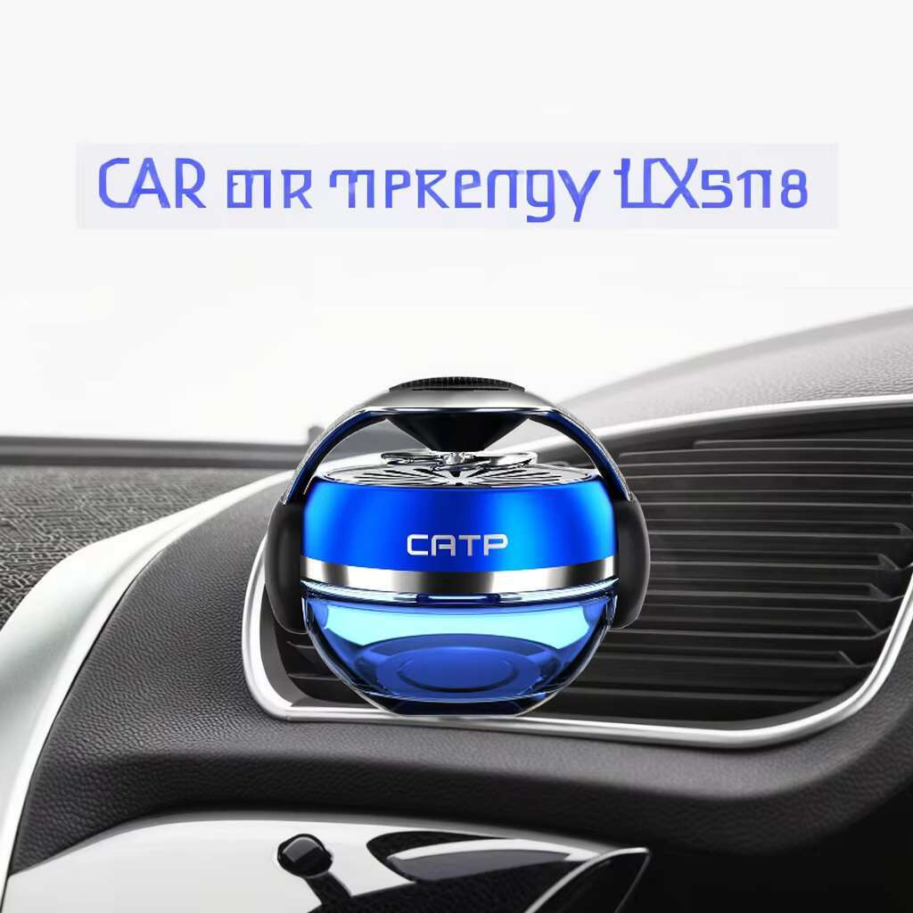 Long-Lasting Car Air Freshener ABS Quality Cool Musical Headphone DesignRotating Glass Bottle Interior Accessory With Perfume