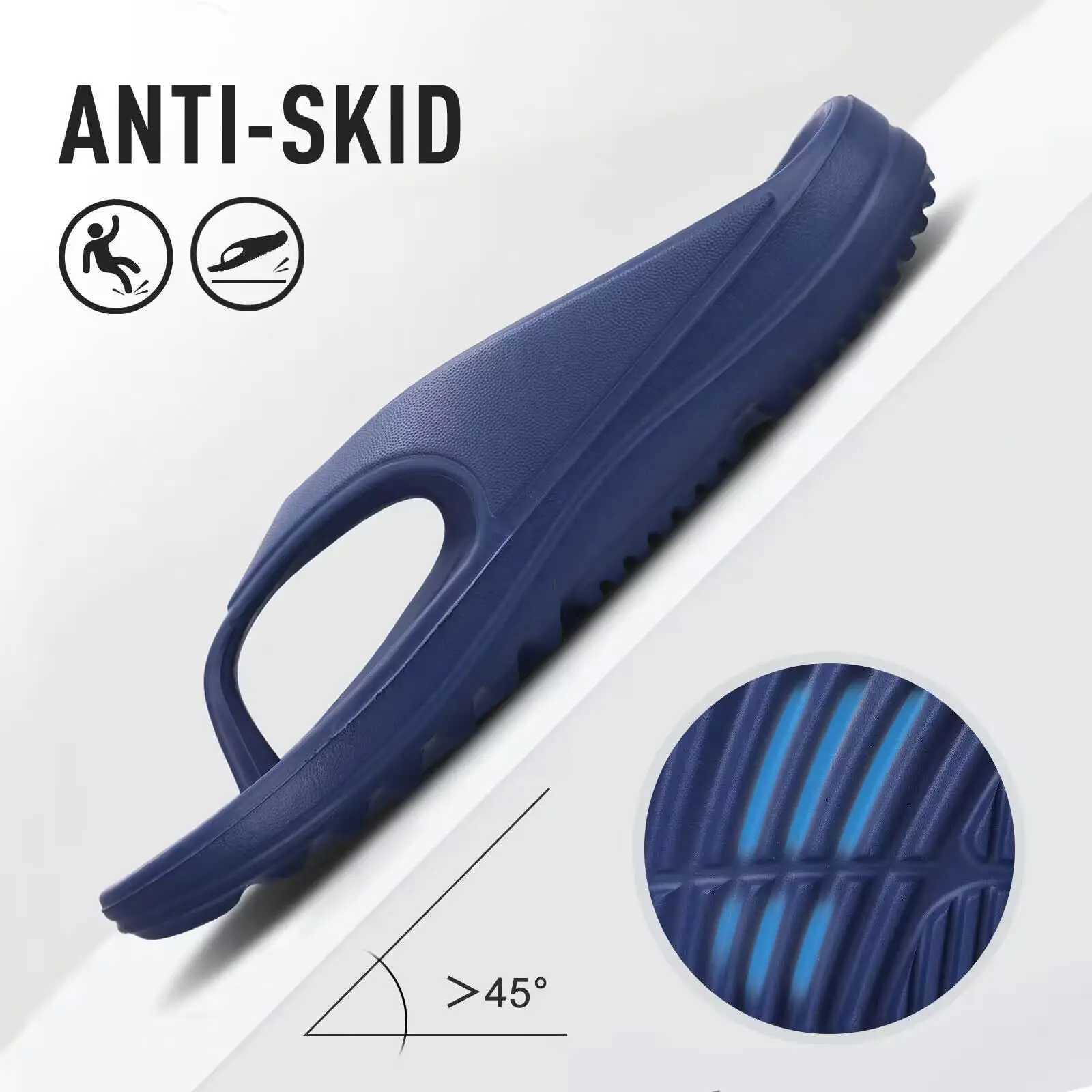 Shevalues Mens Orthopedic Sandals Fashion Couples Beach Flip Flop Summer Outdoor Soft Sandals With Arch Support Bathroom Slides Z250614