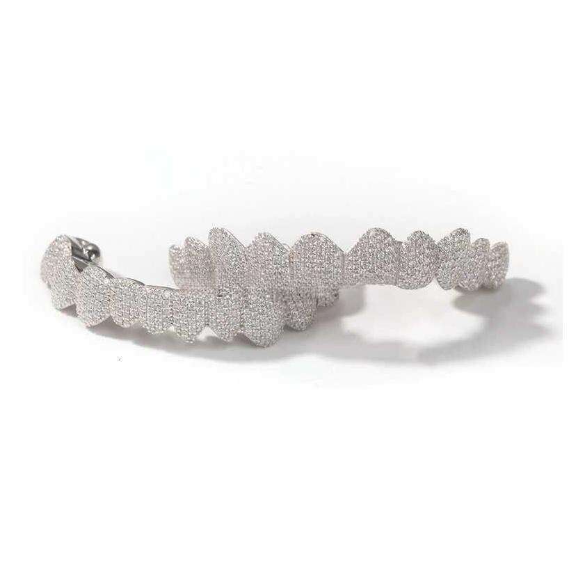 Grillz Dental Grills Mouth Exclusive Customization Moissanite Teeth Iced Out Hop Sier Decorative Braces Real Dia Bg Toot Dht8S