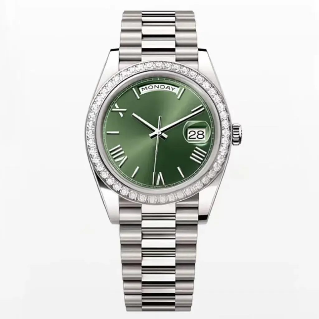 watch diamonds designer watch women 41mm men watches AAA stainless steel straps wristwatches sapphire glass orologio da polso with box