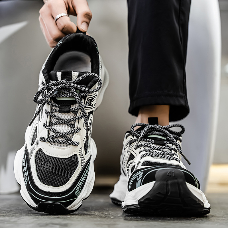 hot item free shipping 2025 summer new women men fashion sneakers black cream-coloured sport shoes running shoes mesh breathable athleisure runners si
