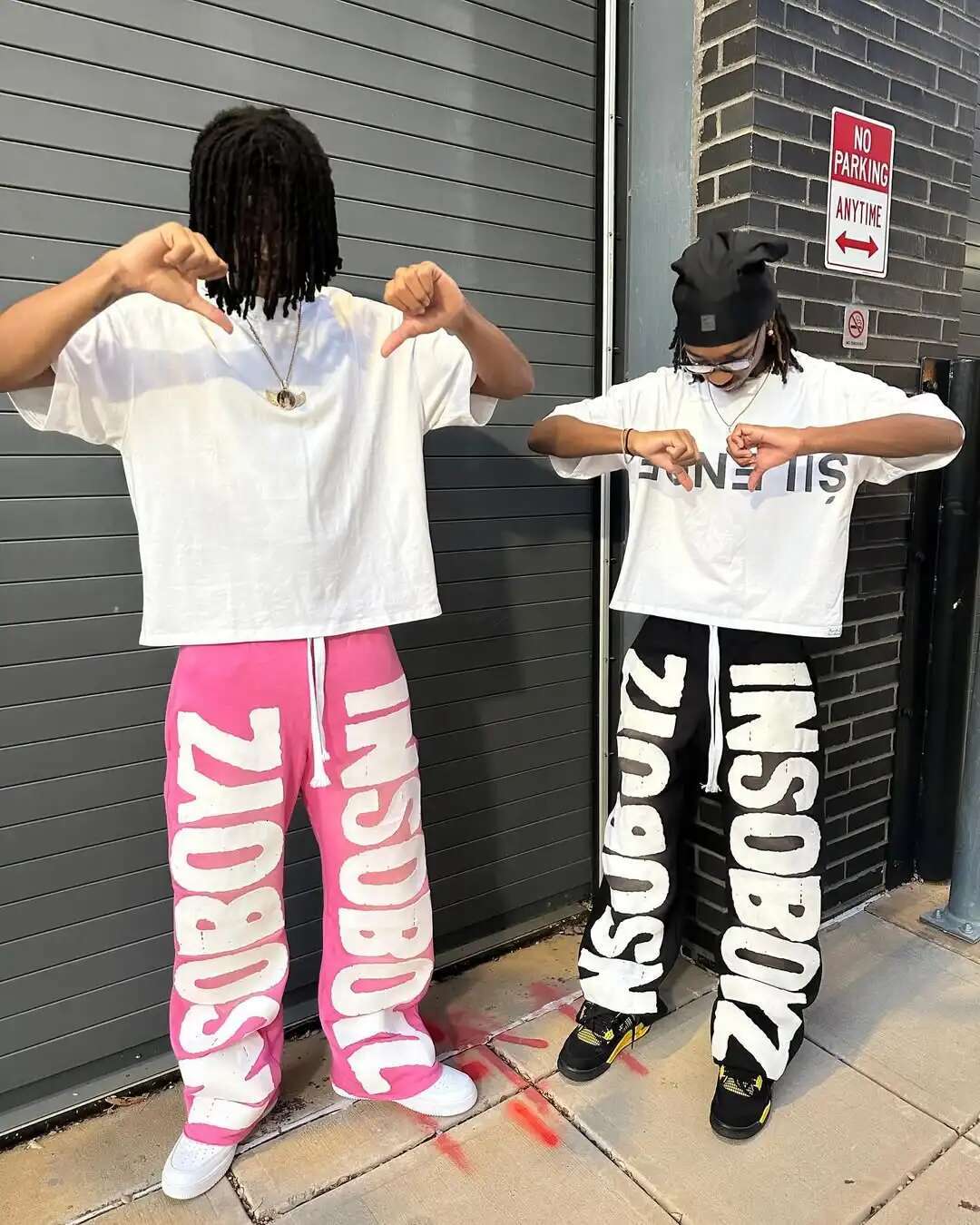 American Fashion New Street Retro Letter Patch Baggy Jogging Pants Men And Women Y2k Haruku Hip Hop Casual Wide Legs Trousers