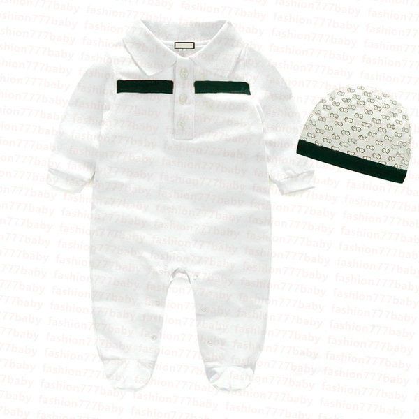 Baby Boys Girls Romper Jumpsuit Kids Designer Embroidery Summer Short-sleeved and Long Sleeve Jumpsuit Newborn Romper Kids Clothing Jumpsuits