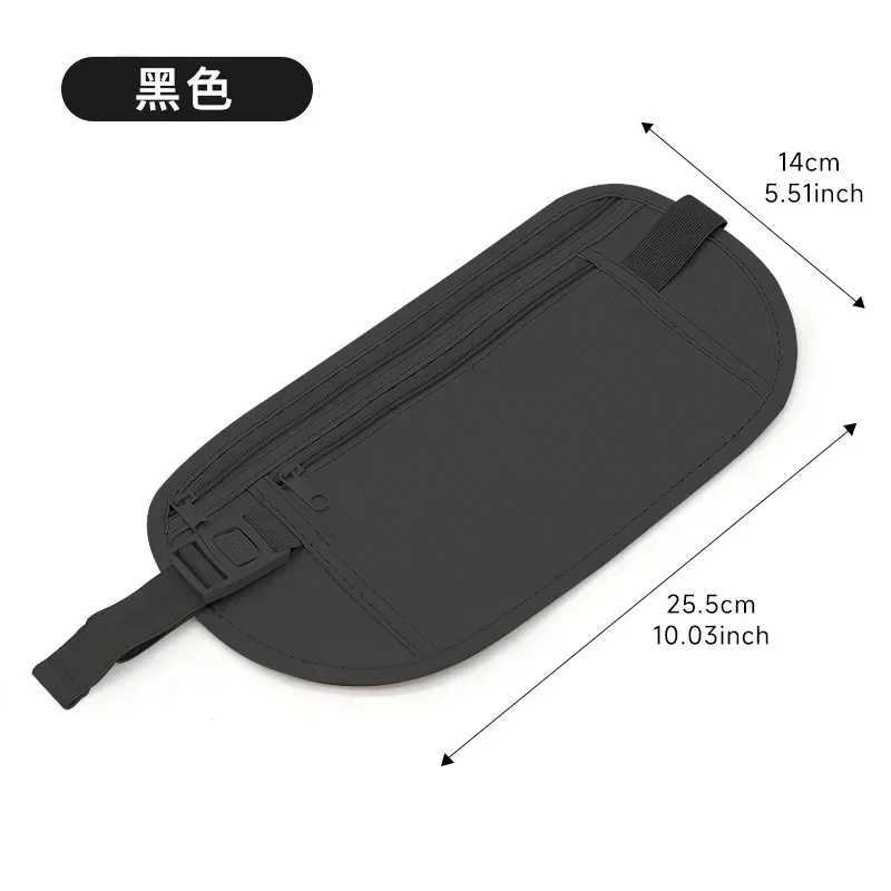 Invisible Travel Waist Packs Waist Pouch for Passport Money Belt Bag Hidden Security Wallet Gifts Waist Belt Bag Running BagW251101