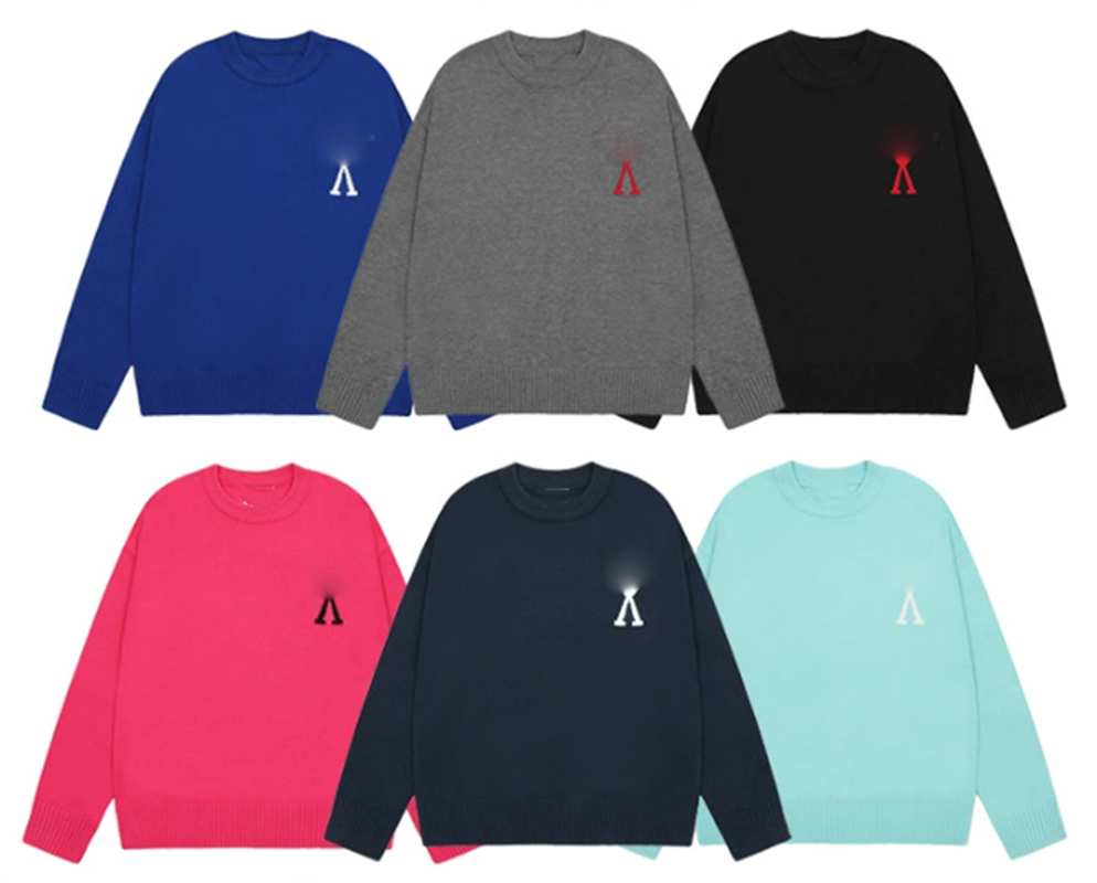 Buyers' PicksDesigner Mens Knitted Sweater Jacquard Letter Pattern Vintage Hip Hop Casual Sports Long Sleeve Sweater Men