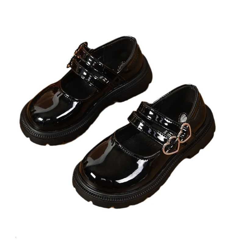 Fashion Girl Leather Shoe New Versatile Princess Shoes Trendy Classic Kid Shoe Sweet Comfort Anti Slip Mary Jane Elegant SandalT251101