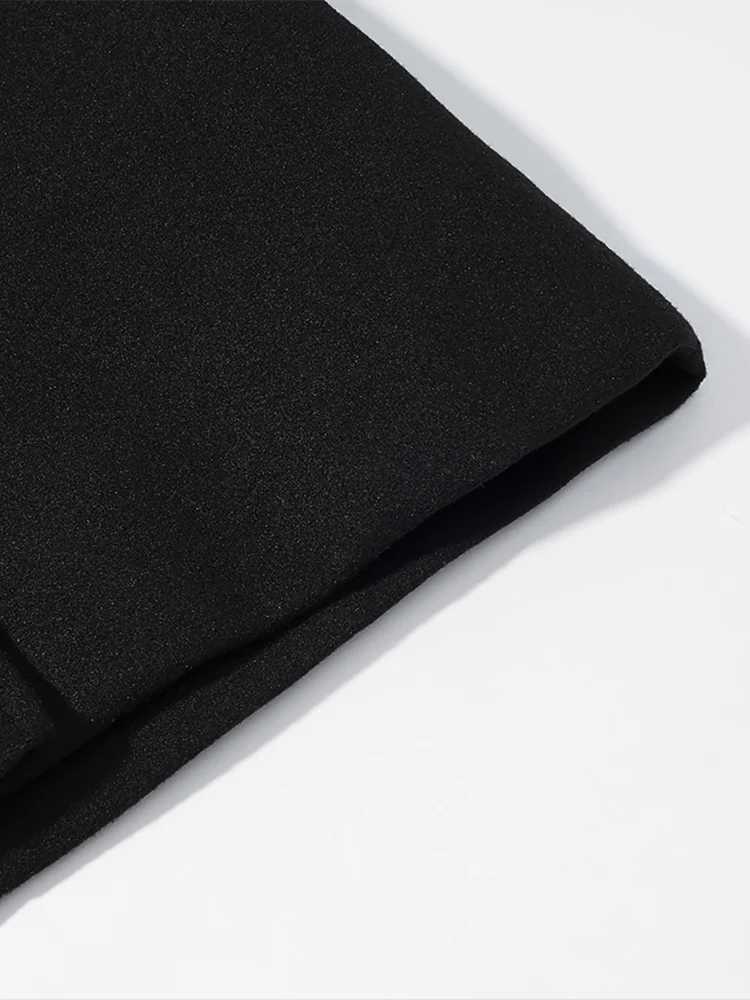 European style new womens fashion versatile temperament simple stand collar short loose woolen coatT251101